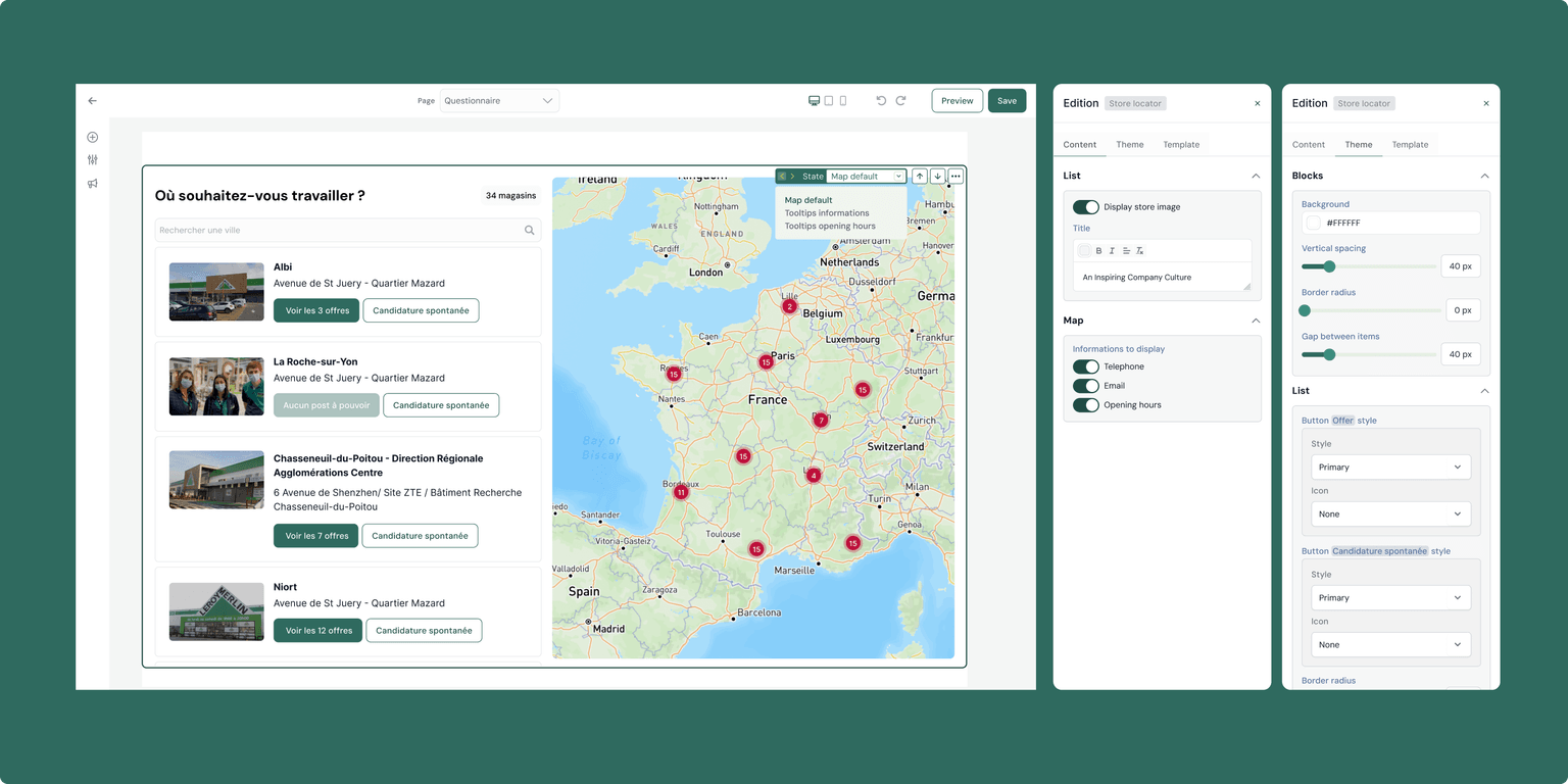 Store Locator with Interactive Map