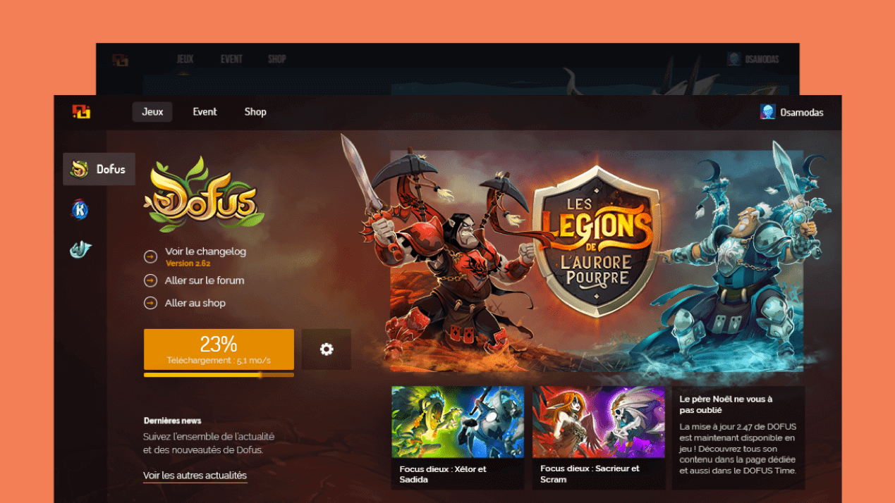 thumb project ankama launcher