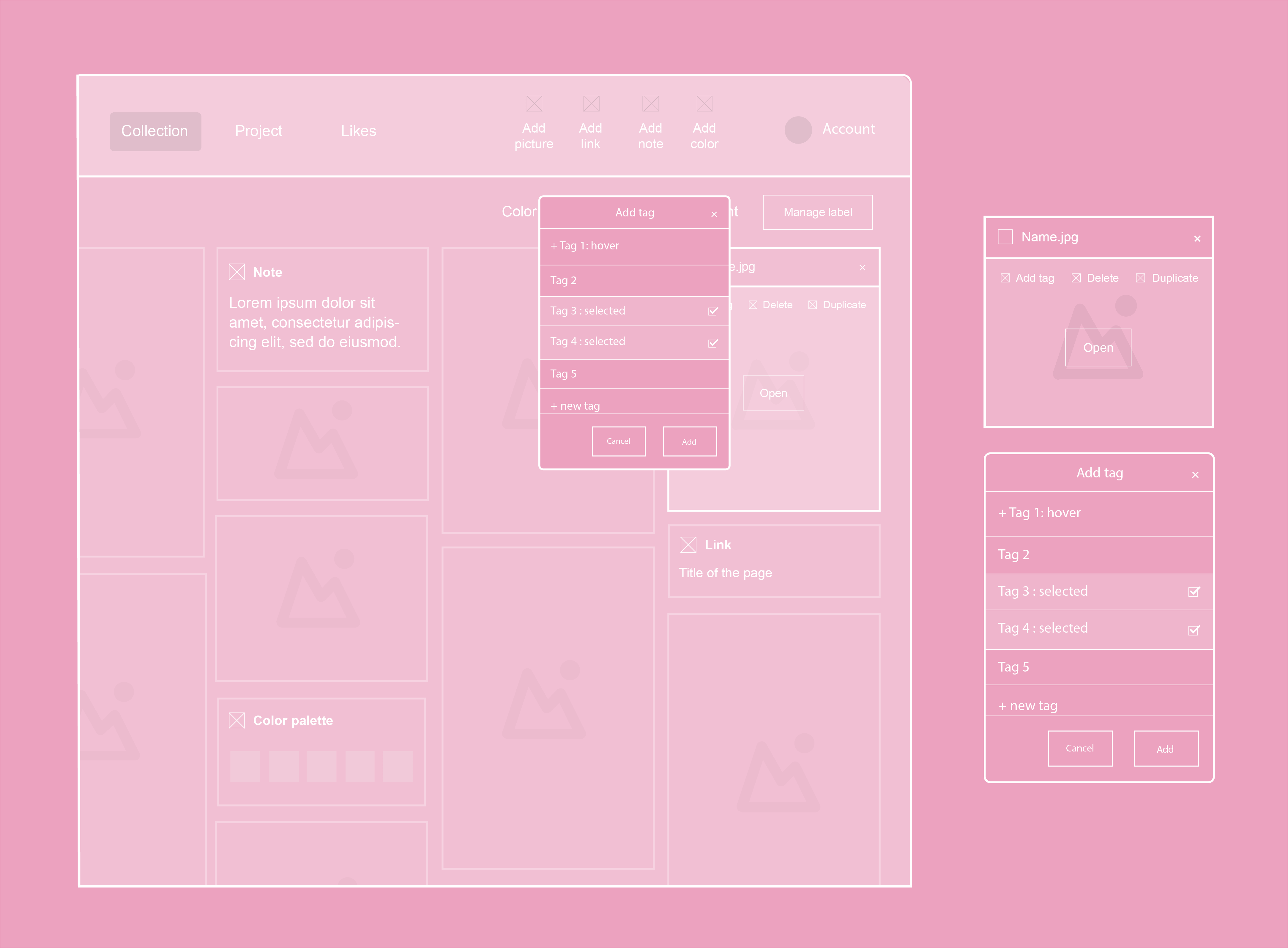 wireframes tag